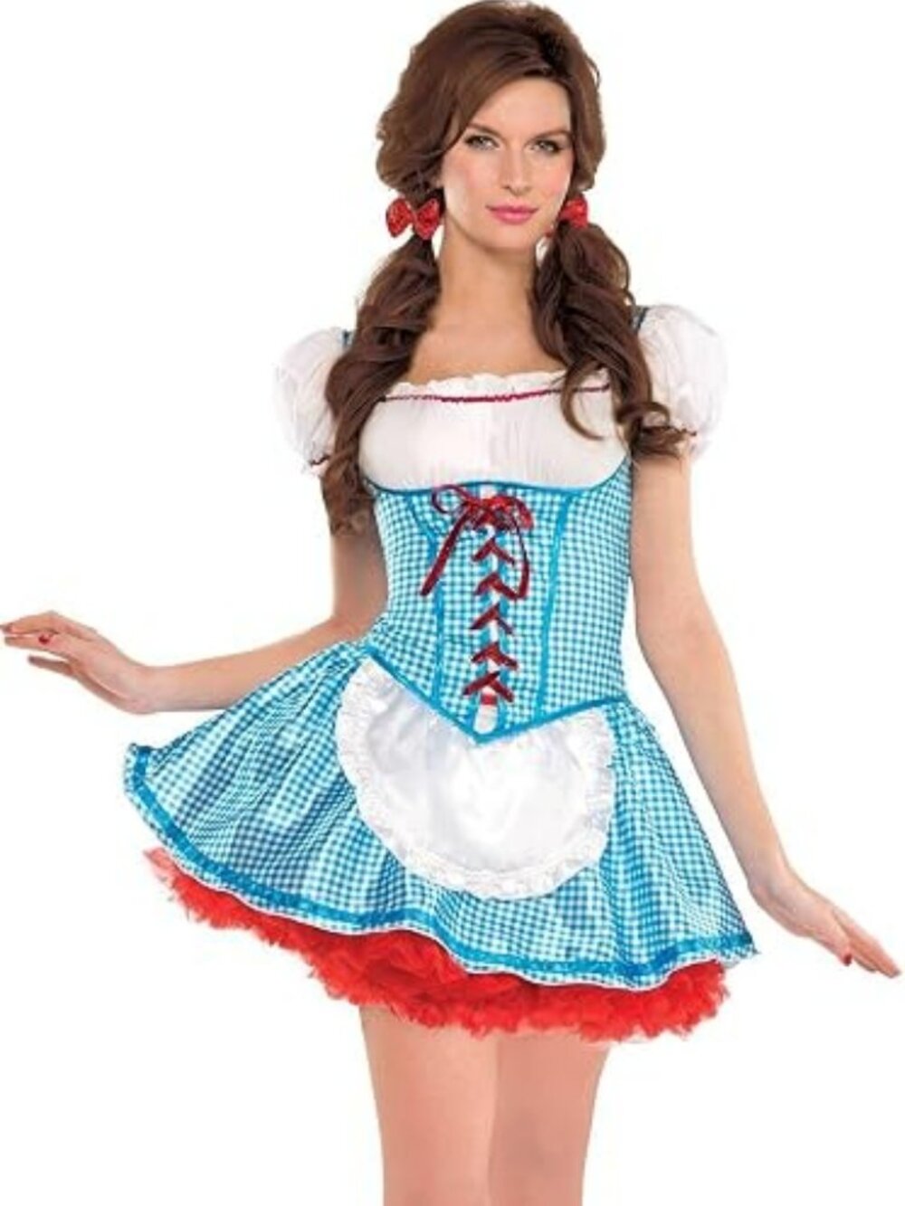 THE WIZARD OF OZ: DOROTHY - ADULT WOMAN COSTUME SIZE MEDIUM 6-8